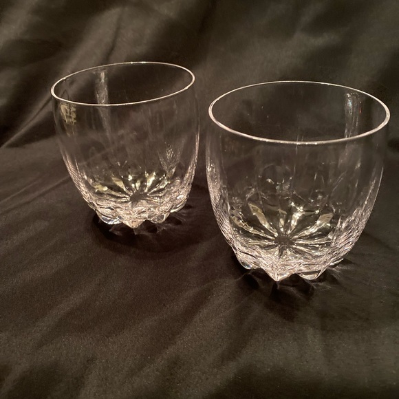 Gorgeous Double Old Fashioned Park Lane by MIKASA Glasses Set of 2 RARE - Picture 5 of 9
